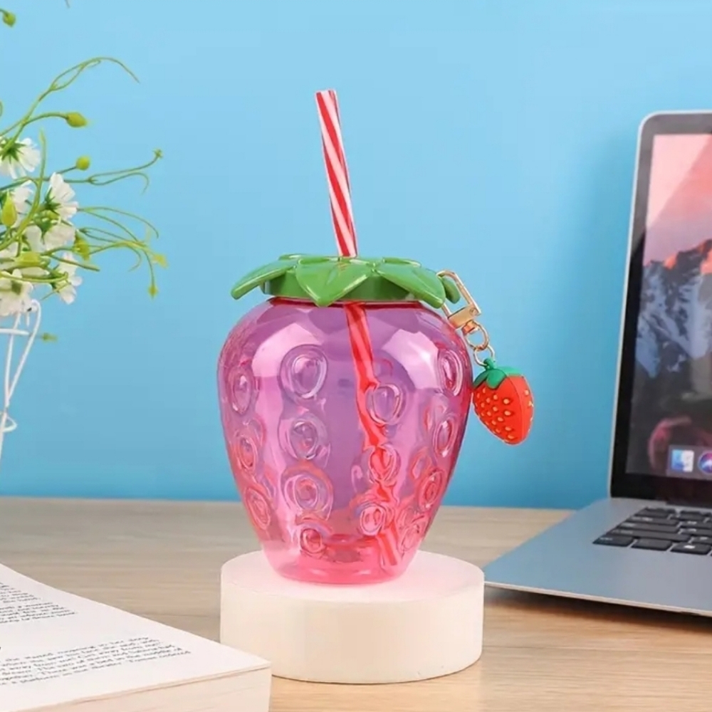 Kawaii Strawberry Tumbler